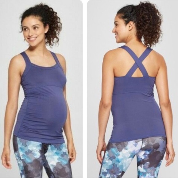 Isabel Maternity by Ingrid & Isabel Tops - Isabel Maternity by Ingrid & Isabel Midnight Sky Active Tank